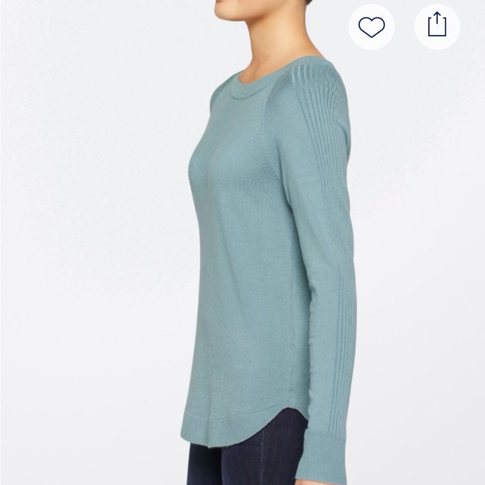Pink Clover Teal Knit Sweater - Picture 5 of 11